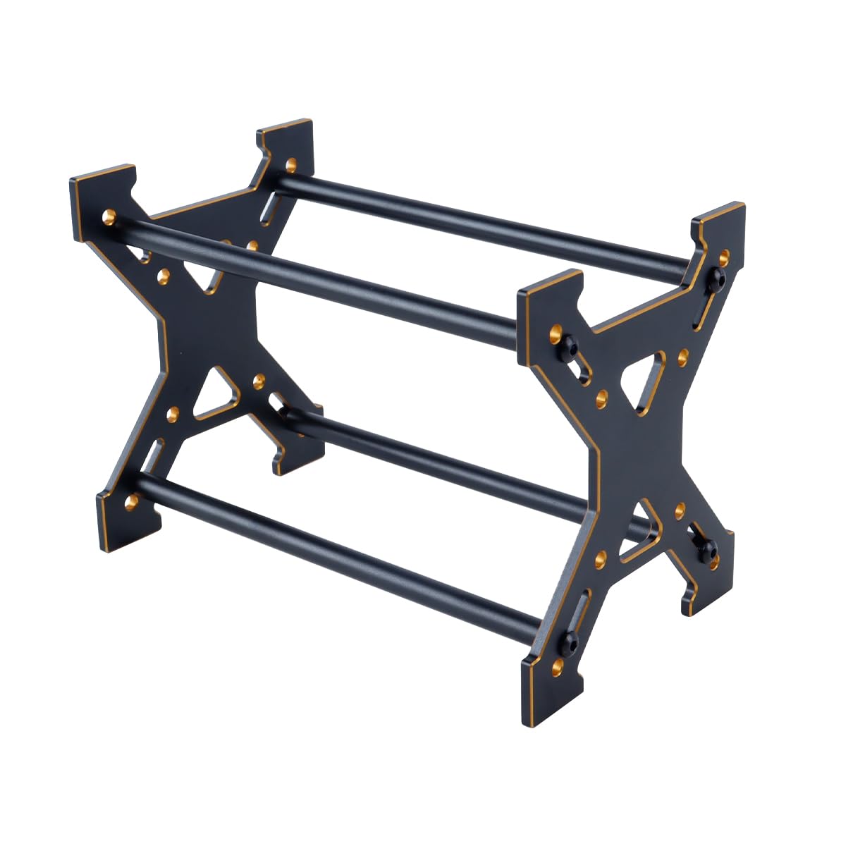 Orivin Wheel Tires Rack Aluminum Multi-Tire Storage Rack Tires Stand for SCX24 AX24 TRX4M FCX24 1/18 1/24 RC Crawler Car