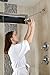 WaterPoint Adjustable Shower Arm Extension Brass with High Polished Chrome Finish 11+ Inches