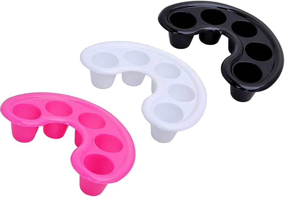 UUYYEO 3 Pieces Manicure Bowl Nail Art Tips Soak Bowl Nail Soaking Tray Bowl Hand Spa Tools