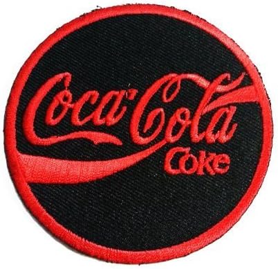 1x Coca Cola Coke Logo for Dry Clothing ,Jacket ,Shirt ,Cap Embroidered Iron on Patch