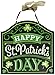 Amscan 241663 St. Patrick's Day Irish Sign Party Supplies, 12 x 11 3/4 inches, Green and Black
