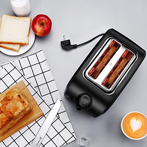 2 Slice Toaster CUSIBOX Wide Slot Toaster 2 Slice Best Rated Prime with