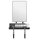deweisn Fogless Shower Mirror, 360° Rotation