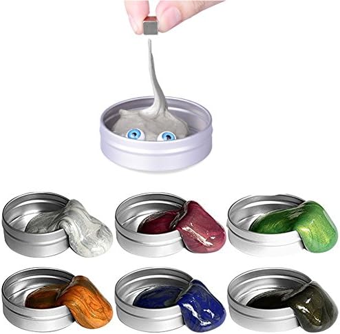 Magnetic Slime Putty with Funny Monster Eyes for Children Kids Intelligent Exploitation Gift Present (Gold)