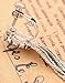 Latigerf Fashion Jewelry Women's Silver tone Long Tassels Screw Back Clip on Earring for Girl Rhinestone