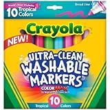 Crayola  Ultraclean BL Tropical Markers (10 Count)