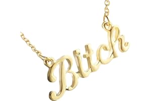 Necklace, Letter Pendant Necklace, Best Friend Gift Friendship Jewelry BFF for Women Girls Nice Processing