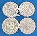 Giftshop12 Mooncake Mold Traditional White Round Cookie Cutter Mold 125g
