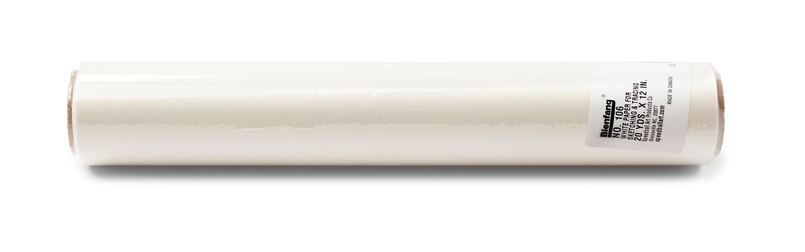 Speedball Bienfang #106 Sketching & Tracing Paper Roll 29GSM White 60ft x 12in, For Transfer, Drawing, Tracing, Sketch