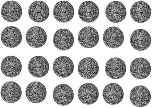 STONCEL-24Pcs-Stainless-Steel-Scourer-Dish-Bowl-Cleaning-Sponges-Scrubbers-Steel-Wool-Scrubber-Metal-Sponge-for-Kitchens-Cleaning-Tool-Pot-Scrubber-for-Tough-Kitchen-Cleaning