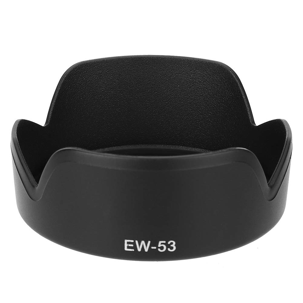Lens Hood,EW-53 Quality Plastic Camera Lens Hood Shade for M10 EF-M 15-45 mm f/3.5-6.3 SM,Avoid Haze During Backlight, Side Light, Flash or Night Photography