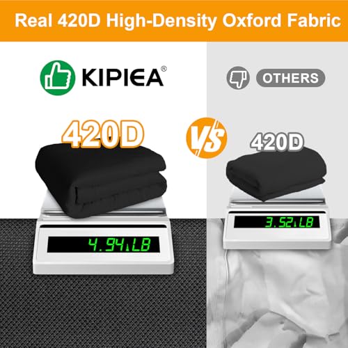 Kipiea Rectangular Patio Furniture Cover, Outdoor Table Chair Set Covers, Waterproof&Anti-UV General Seat Cover,98" L x 98" W x 28" H