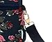 Canvas Laptop Carrying Case/Shoulder Messenger Bag for School Compatible MacBook(15-15.6, Bule Peony)