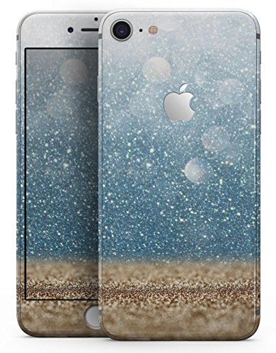 Unfocused Radient Beach Scene - Design Skinz Premium Full-Body Decal Skin-Kit for the Apple 4.7" iPhone 8 / Soft-Touch Matte Finish