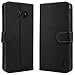 Galaxy Note 7 Case, Tauri [Stand Feature] Wallet Leather Protective Case with Card Pockets Flip Cover For Samsung Galaxy Note 7 - Black