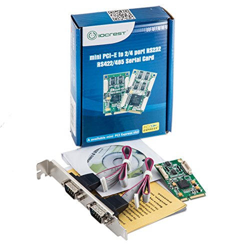 IO Crest SI-MPE15048 2 Port Serial Mini PCIe Controller Card (RS-422/485)