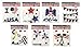 Regent Patriotic Flag Window Gel Sticker Cling Decoration Bundle of 7 Packages