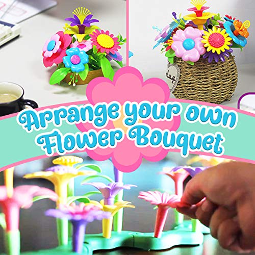 Innorock Flower Garden Building Toy for Kids STEM Toys Pretend Play