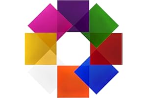 Dicunoy 240 PCS Cellophane Sheets, 7.5 inch Color Cello Sheets for Small Easter Eggs, Crafts, Colorful Plastic Cellophane Wrap Transparency Film Sheets for Candy, Chocolates, Arts Crafts, Science