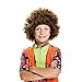 Party Hair Brown Children's Afro Wig Costume 70's Disco