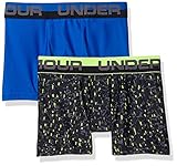 Under Armour Boys' Original Series Boxerjock Novelty 2-Pack, Ultra Blue (907), Youth X-Small