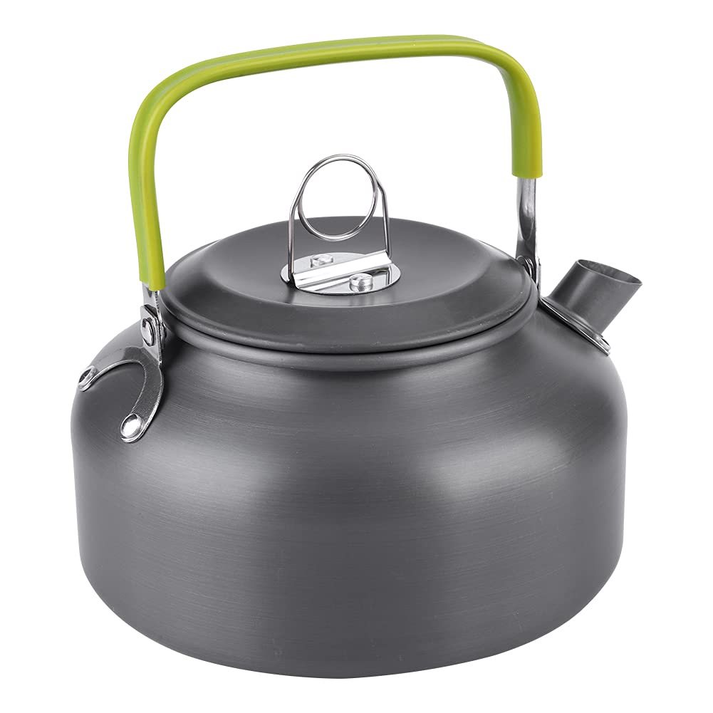 Camping Kettle Camp Camping Coffe Pot 800ML Portable Aluminium Alloy Tea Pot for Outdoor Hiking Travel Picnic BBQ