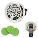 Car Air Freshener Tree of life Aromatherapy Essential Oil Diffuser 30mm 316L Stainless Steel Locket