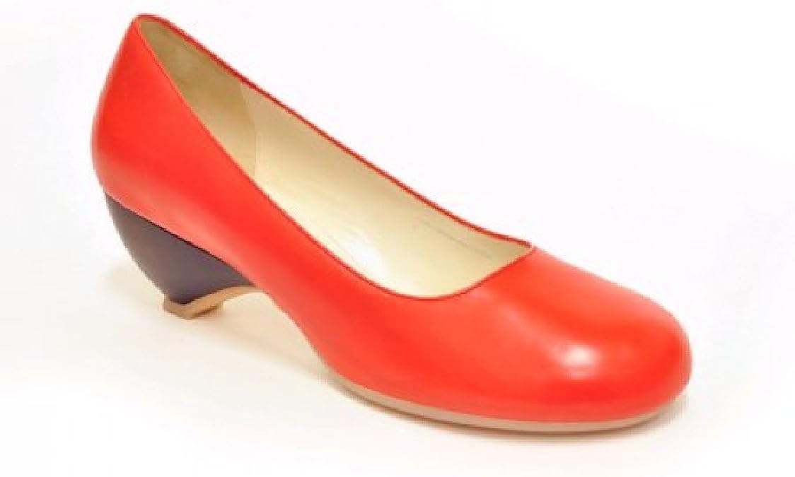 Glory Chen Womens AppleS RED Leather Pump