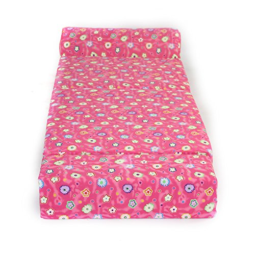 American Furniture Alliance Children's Studio Chair Sleeper Jr. Twin 24", Pink Flower - Thumbnail 5