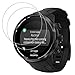 UPONEW For Watch SUUNTO 9 Tempered Glass Screen Protector - [2 PACK] Full Coverage HD Clear Anti-Bubble Anti-Scratch for Clear Film Tempered Glass Screen Protector for Watch SUUNTO 9