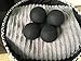 Naturels Black Wool Dryer Balls - Natural Merino Wool Balls For Dark Laundry Loads! 4 Pack in a Quality Cotton Bag. Reduces Drying Time, Static, Bunching and Wrinkles!