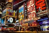 Times Square Theater District Poster 36 x 24in