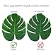 Gooidea 60pcs Tropical Palm Leaves Artificial Monstera Leaves Tropical Leaf Garlands Hawaiian Luau Party Wedding Decorations Table Centerpieces Wall Decor …