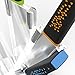 VREMI Peacock Set Stainless Steel Chef's Knives with Stylish Acrylic Knife Stand, 5 Piece