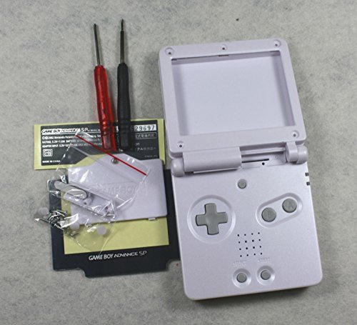 Vivi Audio® White Housing Shell Case Cover Repair Part For GBA SP Gameboy Advance SP
