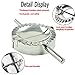 Home Servz Food Grade 304 Stainless Steel Ravioli Maker Pierogi Dumpling - Dough Press Cutter - Pie Crimper Kitchen Wrapper Pastry Tool（4.75 inch）