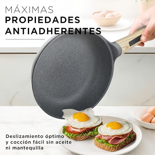 Conjunto de utensílios de indução Evolution, fogão antiaderente, fogões de indução e todos os tipos de placas (15 peças)