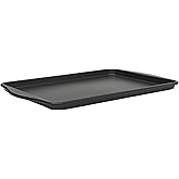 Oster Teston Nonstick Cookie Sheet, 18 x 13 Inch Carbon Steel Baking Pan, Matte Black, Warp-Resistant, PFAS-Free, Oven-Safe