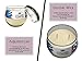 Aromatherapy Vanilla Scented Frosted Jar Candle with Lid, 7.6 Oz, Burn 48 Hours, 2 Wicks, Relieves Stress and Improves Your Sleep!