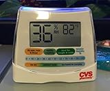 CVS Pharmacy Large Display Humidity Monitor, Displays Relative Humidity & Room Temperature
