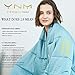 YnM Cooling Weighted Blanket for Adults, 15lbs Heavy Bed Throw for One Person of 140lbs, Perfect for Hot Sleepers or Warm Climates with Rayon/Glass Beads(48x72 Inches,Twin/Full Bed, Sea Grass)
