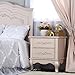 Evolur Aurora Nightstand, Blush Pink Pearl