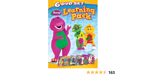 Amazon Com Barney Six Dvd Learning Pack Now I Know My Abc S Numbers Numbers Rhyme Time Rhythm Let S Play School Red Yellow Blue It S Time For Counting Movies Tv
