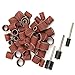 Paxcoo 66 Pcs Drum Sanders Set Including 60 Pcs Sanding Bands and 6 Pcs Drum Mandrels
