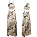 Sunfei Sexy Women Summer Halterneck Maxi Long Dress (S)