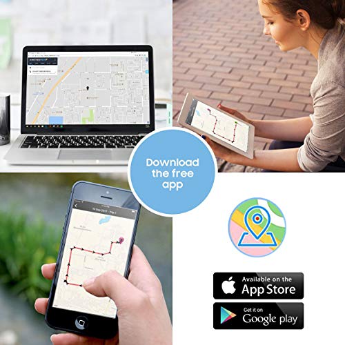 GPS Tracker Mini Portable SOS GPS Location Tracker Real Time Anti-Theft Spy Tracking 2G GSM Finder for Vehicles Kids Dogs Cats Keys Motorcycles Pets Car (Sim Card Not Included)