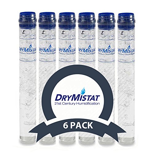 DryMistat Humidor Humidifier Tubes, Crystal Humidity Tubes (6 CT)