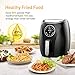 Habor Air Fryer, 4 Quart Hot Air Fryers Oven w/Programmable 7 Cook Presets for Air Frying, Roasting, Baking & Broiling, 1400W Air Cooker w/LED Touch Screen, Non-Stick Frying Pot