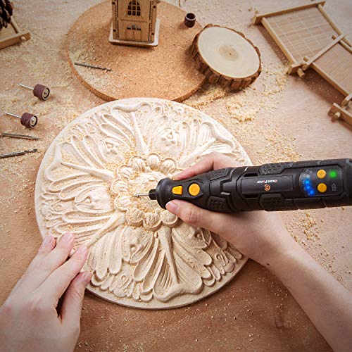 CHANT POWER Cordless Rotary Tool with 41 Pieces Accessorries,5Speed