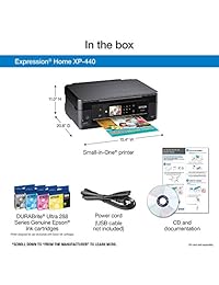 Epson Expression Home XP 440 Impresora fotográfica inalámbrica a color con escáner y copiadora
